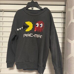 Zara Kids Pac Man Sequin Sweatshirt, size 5